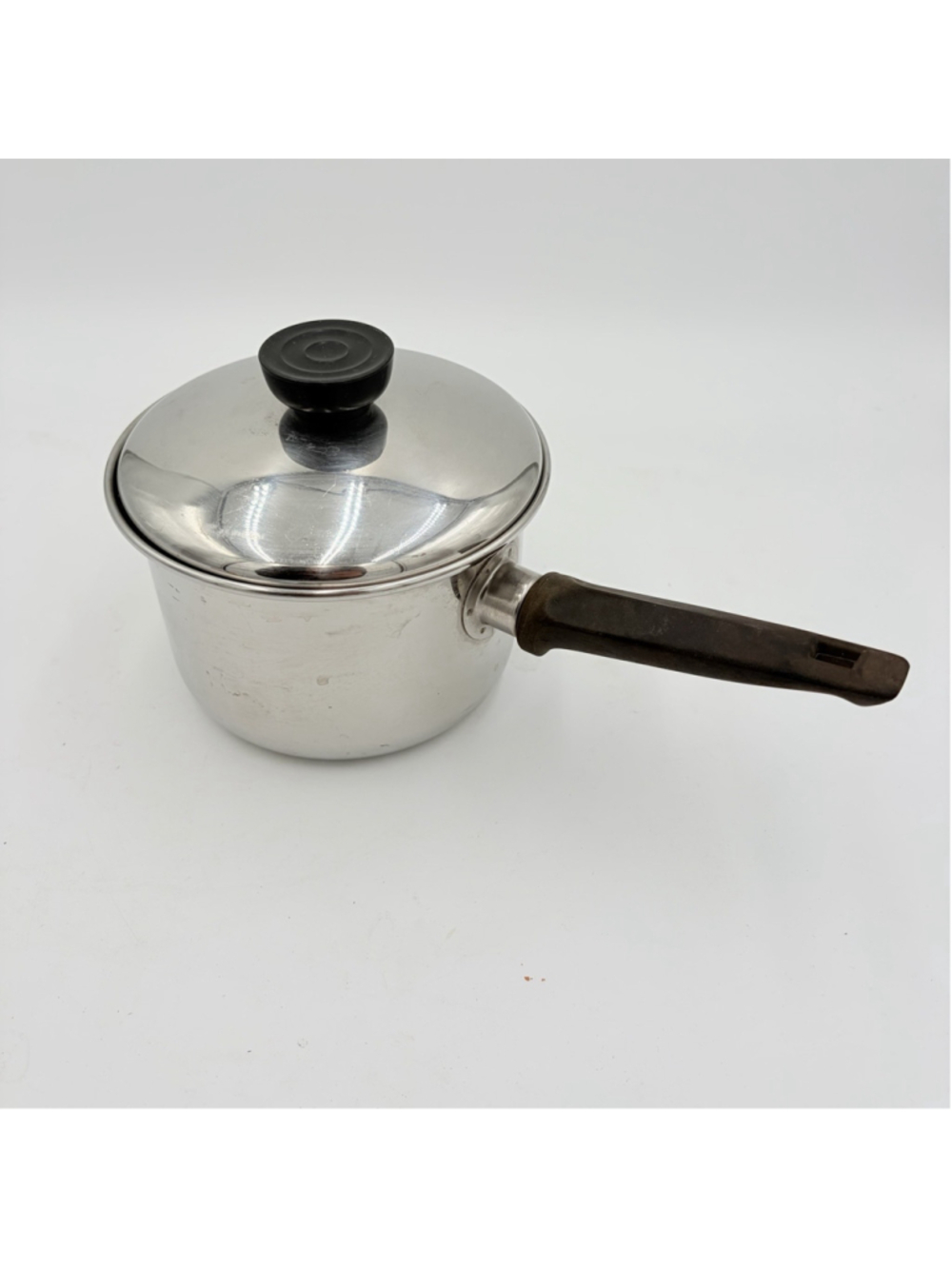 REVERE Patriot Ware 1801 1 Qt Stainless Steel Saucepan w/Lid USA